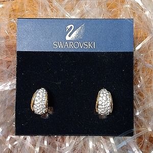 NWOT Swarovski Clip-On Earrings
